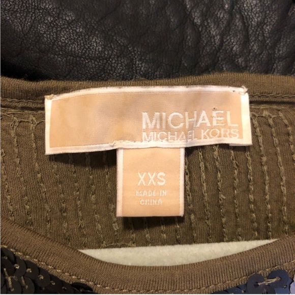 Michael Kors  Sequined Camo-Print Dress - Picture 6 of 7